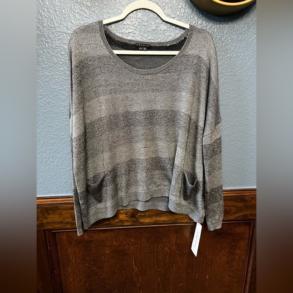 Theory Women’s Shades of Gray Lightweight Sweater